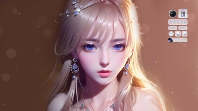 4K唯美清纯气质古风女神