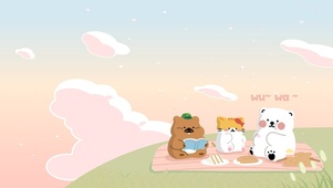 野餐小熊