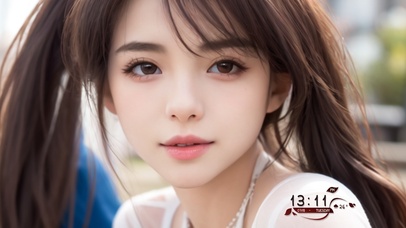 4K高清双马尾AI美女