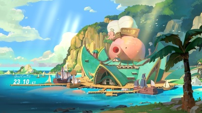 奇幻章鱼岛（带鱼屏）