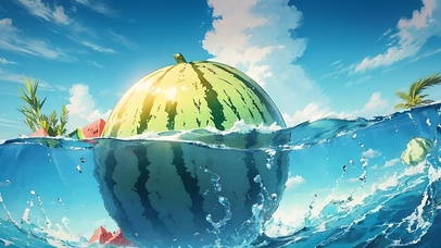 夏日清凉大西瓜