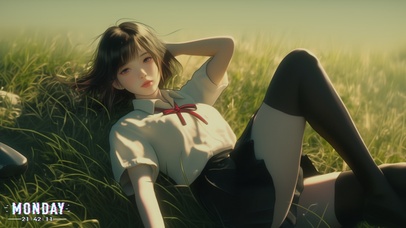 肌肤如雪般洁白，令人怦然心动