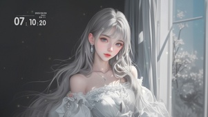 窗前白发姬