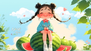 甜美西瓜姐姐