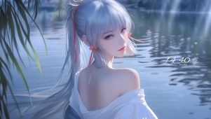 湖畔少女