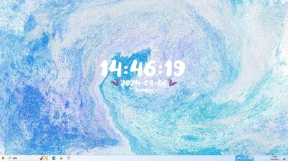 蓝色漩涡  主题