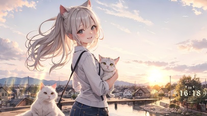 4k阳光猫系少女