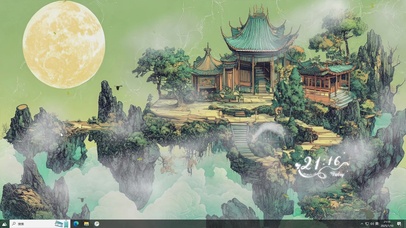 古风仙境-桌面主题