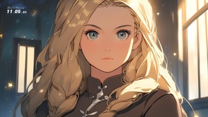 金发少女