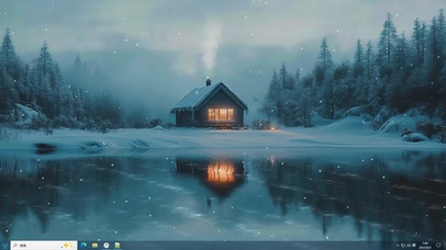 湖光萦暖-桌面主题