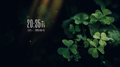 4k高级景深绿植桌面