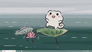 荷叶上的小青蛙