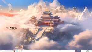 古风壮观宫殿