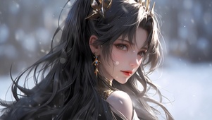 冰雪唯美少女
