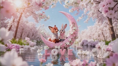 月亮湾浪漫樱花