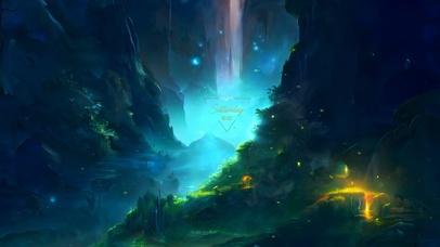 4k 唯美梦幻山脉秘境