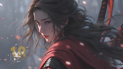 【4K】清纯文艺古风汉服美女