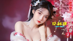 新春美少女壁纸