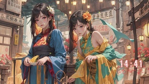 古风街坊少女