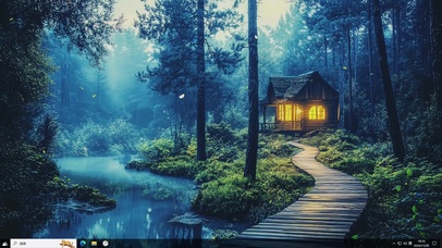 林中小屋-桌面主题