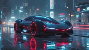 4K高清超级科幻跑车