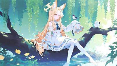 林中水池少女-百合园圣娅