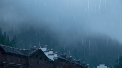 烟雨山岚