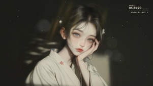 阳光微暖女孩
