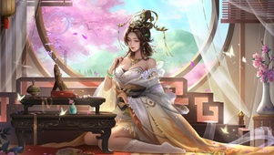 4K唯美治愈古风美女