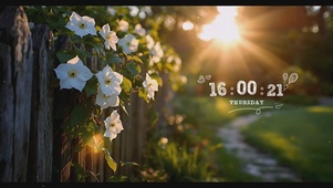 延时摄影风格——黎明之花