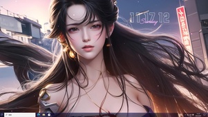 4k黑发都市美少女