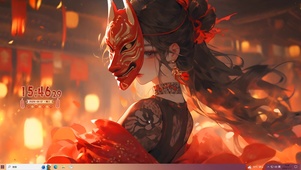 古风新年少女