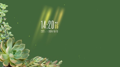4k简约多肉清新壁纸
