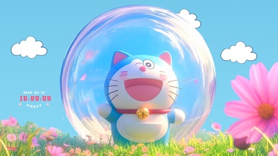 草地百变机器猫