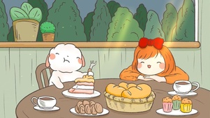 温馨治愈小清新下午茶