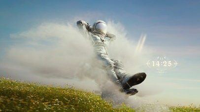 云朵上的宇航员