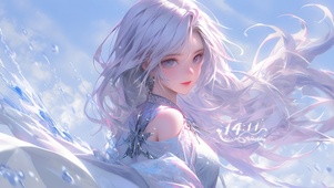 洒脱自由少女