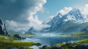 治愈雪山