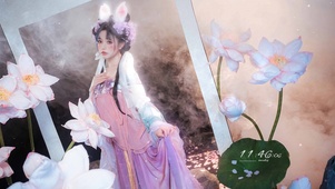 唯美兔耳古装美女
