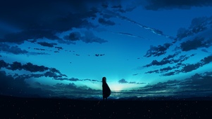 夕阳剪影