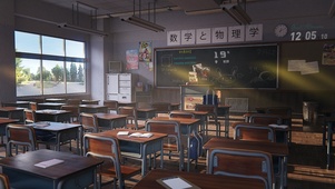 校园午后教室