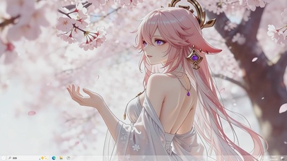 樱落惊鸿-桌面主题