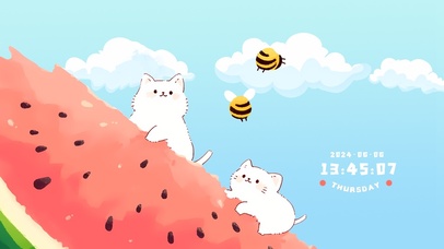 夏日炎炎 西瓜超甜