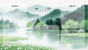 烟雨江南（分区桌面）