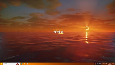 海上夕阳主题