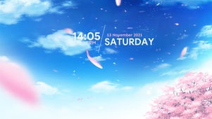 樱空（带真实时间）