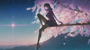 二次元插画女孩