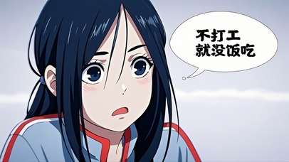 不打工，就没饭吃了