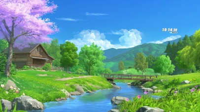 护眼 治愈山中小屋