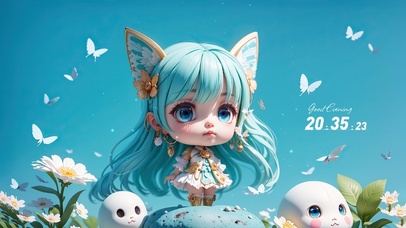 超萌小清新娃娃